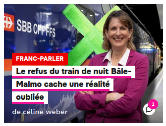 Céline devant un train